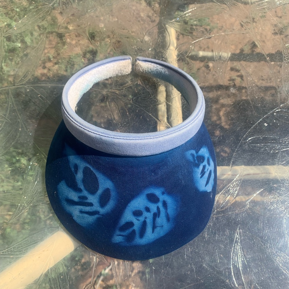 Monstera Cyanotype Vintage visor